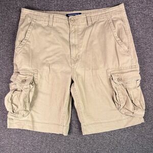 Arizona Shorts Mens 36 Beige Classic Fit Outdoors Cargo Utility Stretch Fit37x10